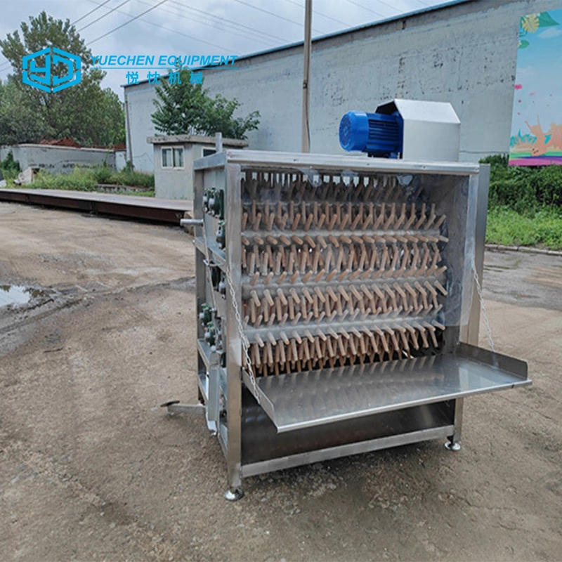 Chicken Feather Hair Automatic Removal Machine Plucker Poultry Slaughter Processing Line Equipment