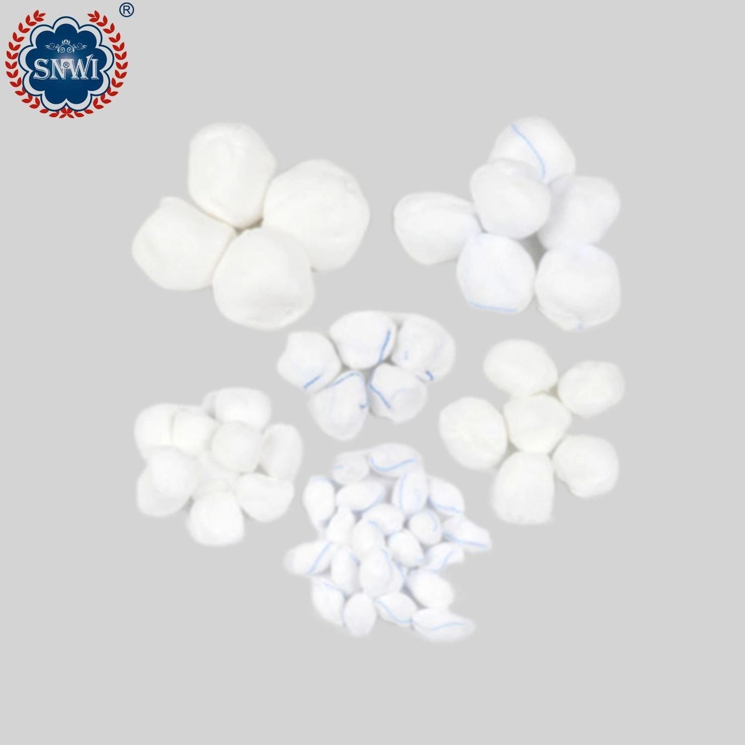 High quality/High cost performance Medical Surgical Pure Cotton Absorbent Small Peanut Sterile Gauze Balls with X-ray