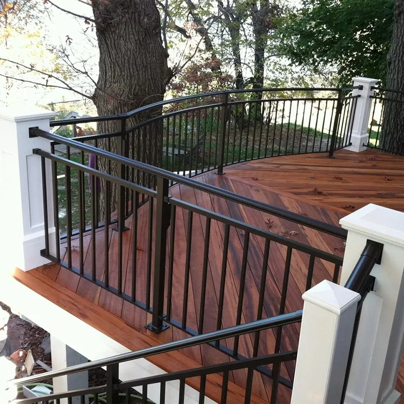 Wholesale Iron Steel Fence Customized Aluminum Deck Railing System Aluminum Balcony Railing