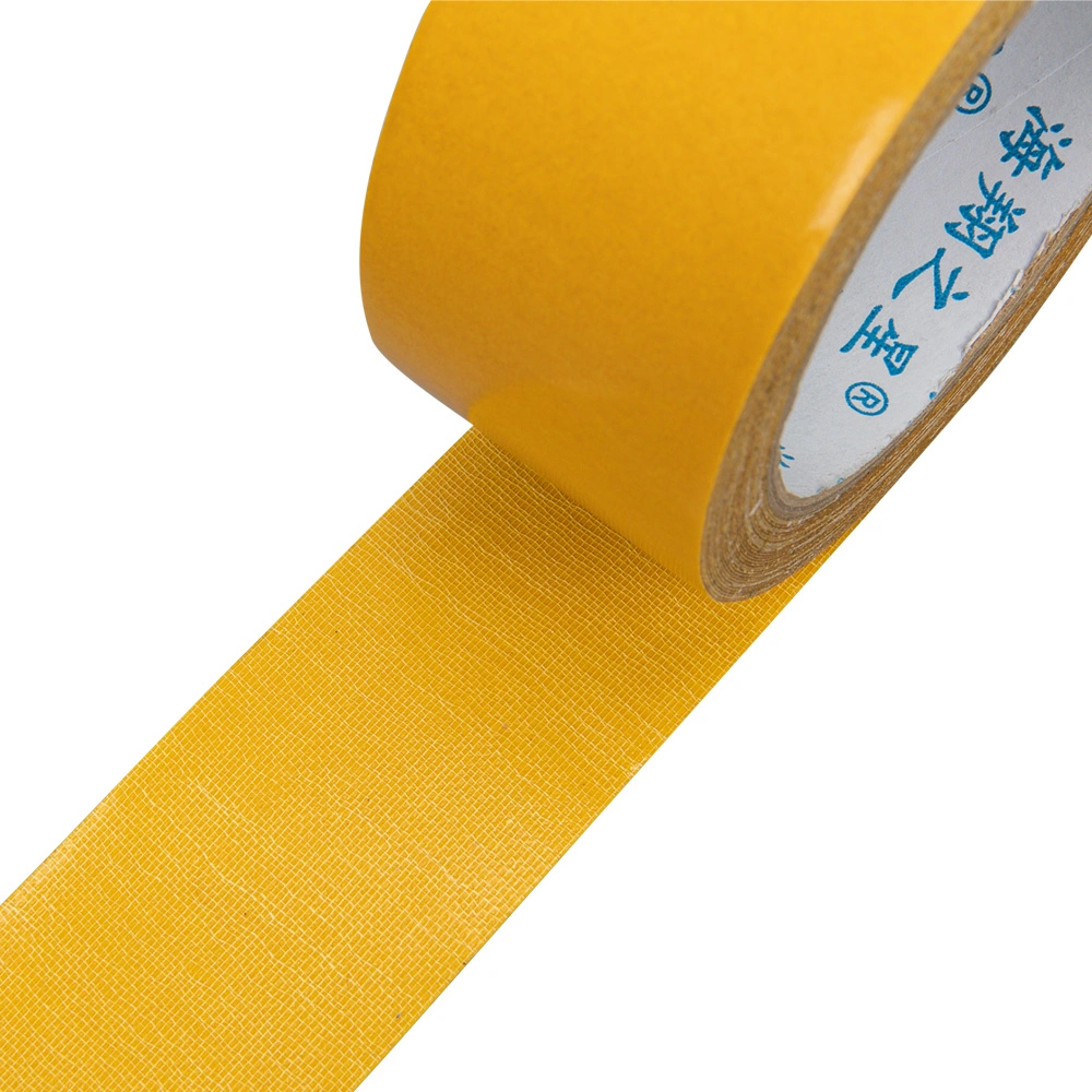 350mic Yellow Hotmelt Glue Self Adhesive Carpet Edge Tape