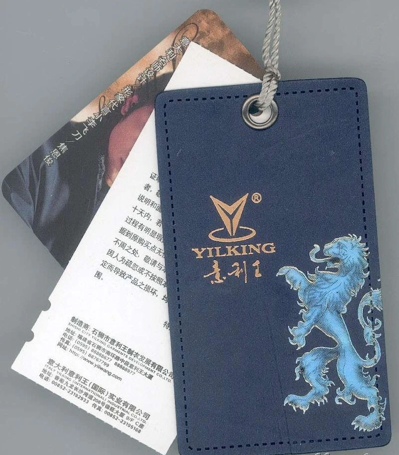 Wholesale/Supplier Custom Garment Designs Embossed Eco-Friendly Paper Hang Tag for Clothes