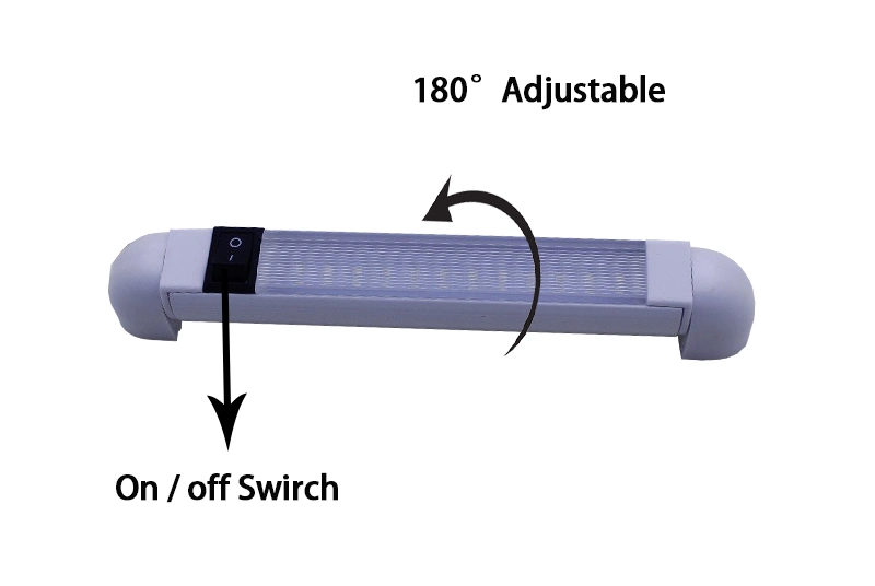 12V 24V Motor Yacht Bootsanhänger LED-Leuchten Wohnmobil Dach Dome-Leuchte, LED-Innenbeleuchtung für Wohnwagen, Wohnmobil