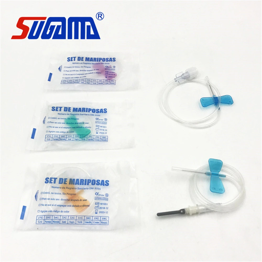 Manufacturer Supply Disposable Scalp Vein Set Scalp Butterfly Wing Needle for Medical