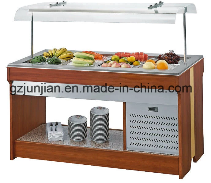 Marble Island Type Salad Bar Buffet for restaurant