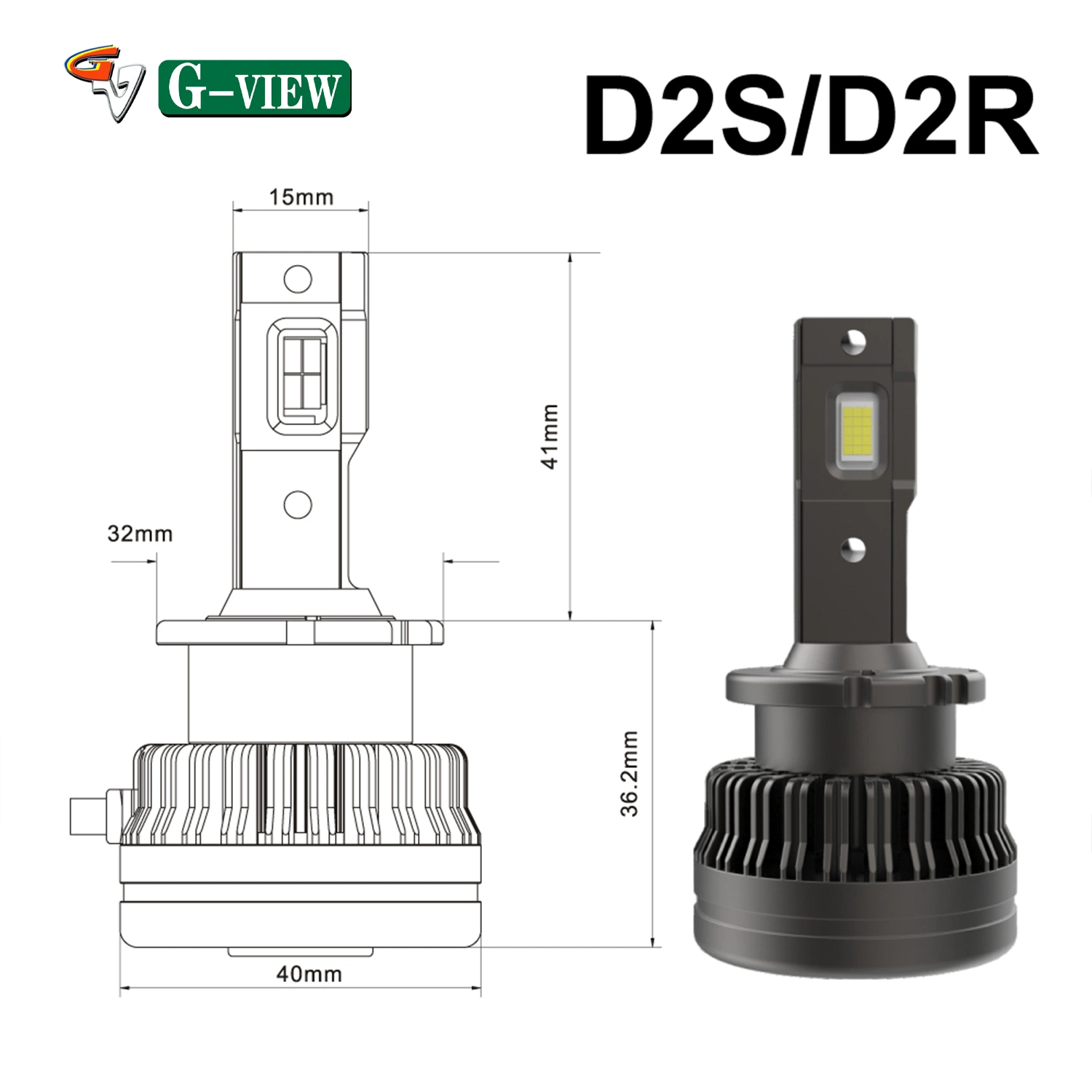Cabeça de alta qualidade Gview Lam G15D cabeça de alta qualidade Lam Erro CANbus de venda a quente - lâmpada LED sem lâmpada D1S HID Kit xénon D2S