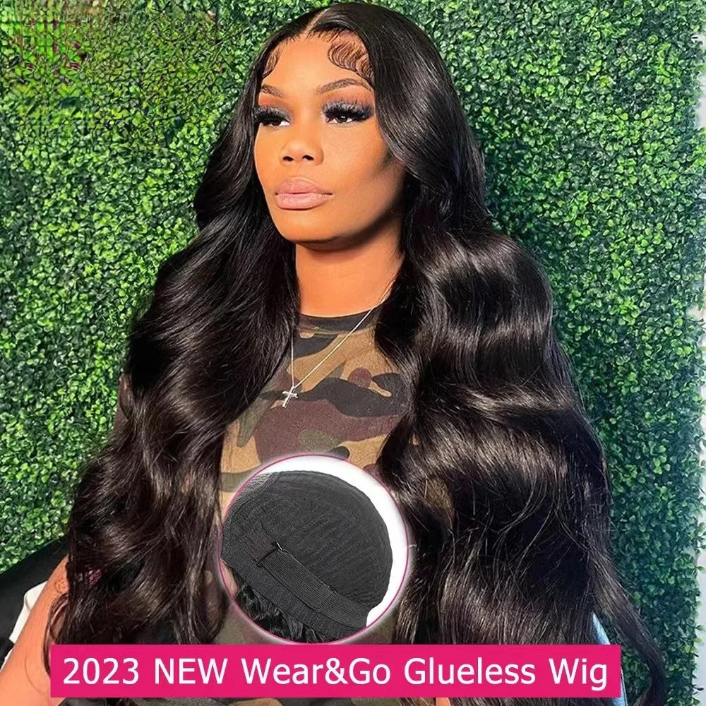 5*5 Body Wave Wear Go Glueless Wigs Human Hair Hair Sleeve