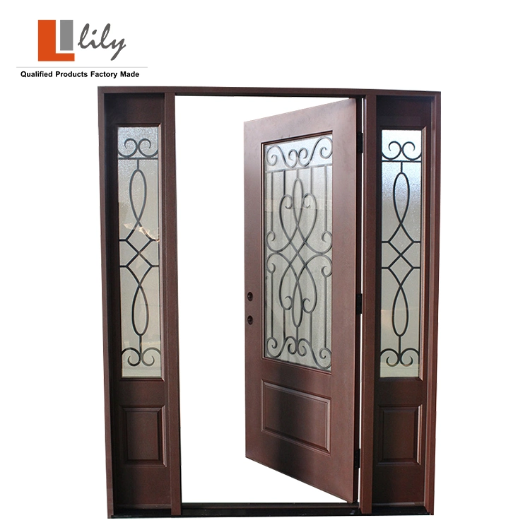 Main Wooden Door Fiberglass Door FRP Door for House