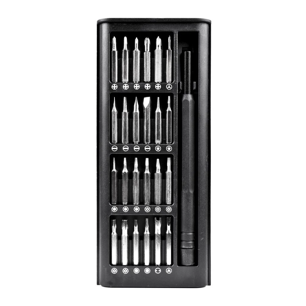 Precision 24 in 1 Screwdriver Bit Set, with 30 Alloy S2 Steel Drill Bit Mini Screwdriver for Portable Camera Smartphone