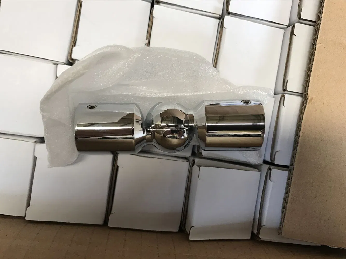 Accesorios de baño de acero inoxidable tubo conector soporte sujetador