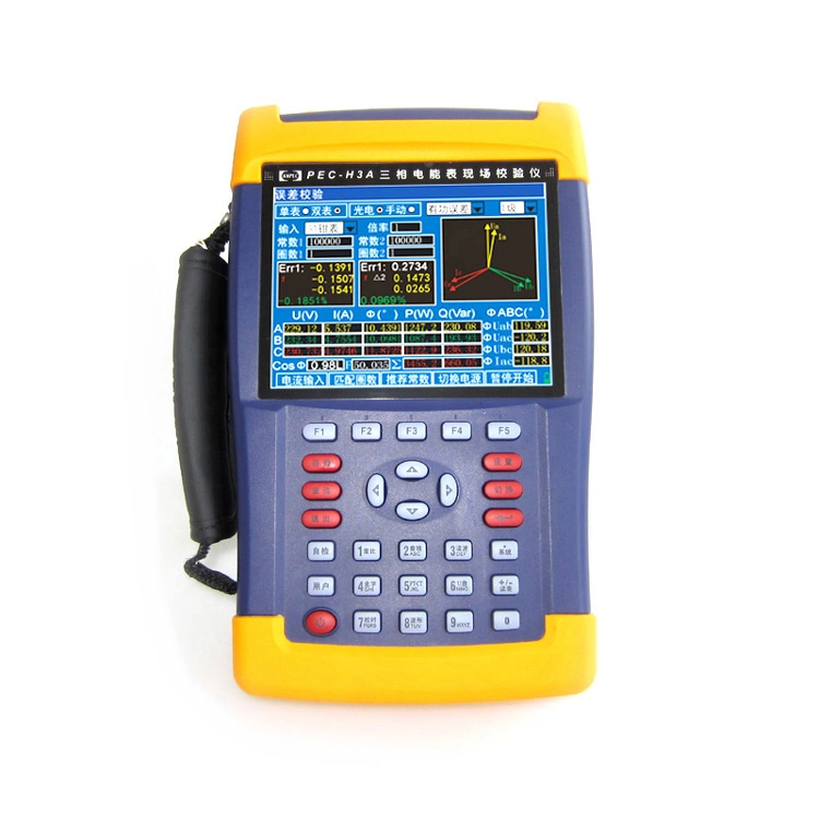 Calibrateur de terrain pour compteur d'énergie triphasé Smg8000, alimentation rapide portable Mètre