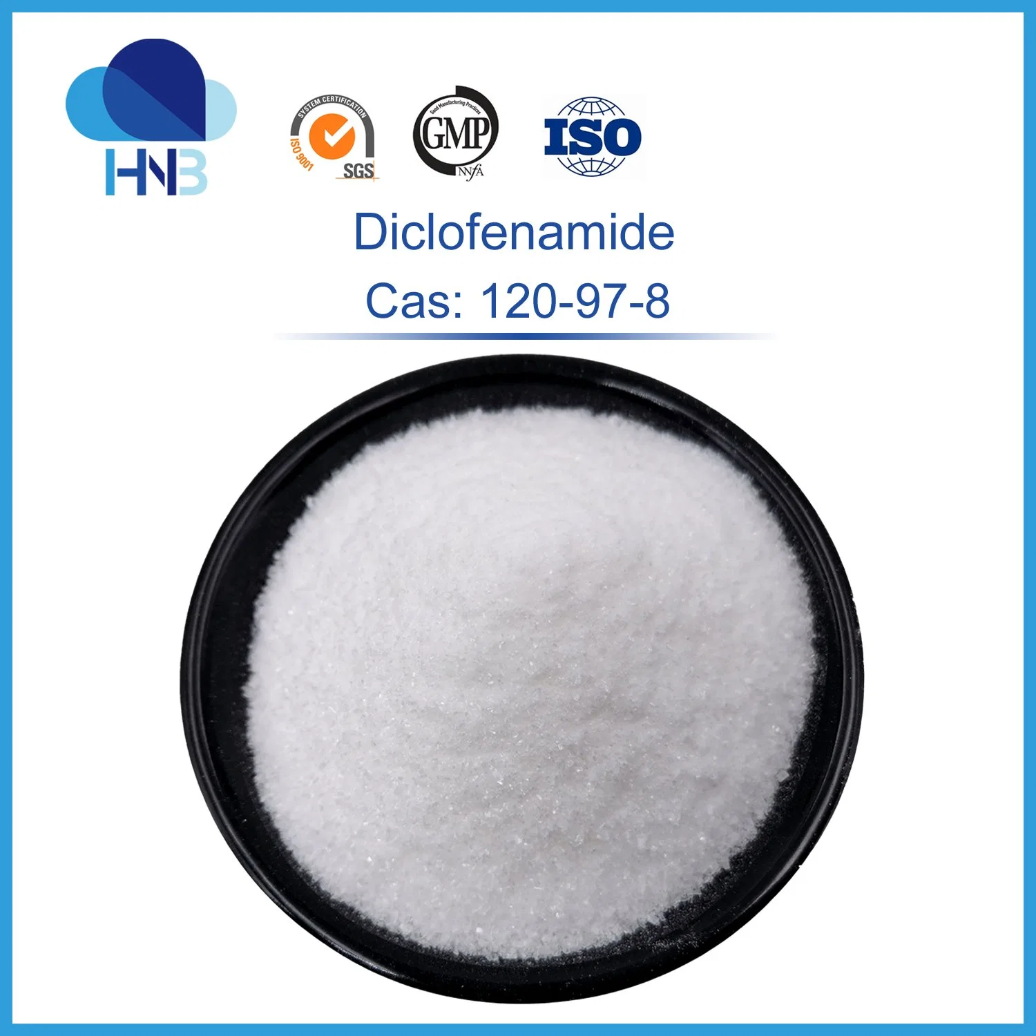 Hochwertige und Reinheit chemische Diclofenamid CAS 120-97-8