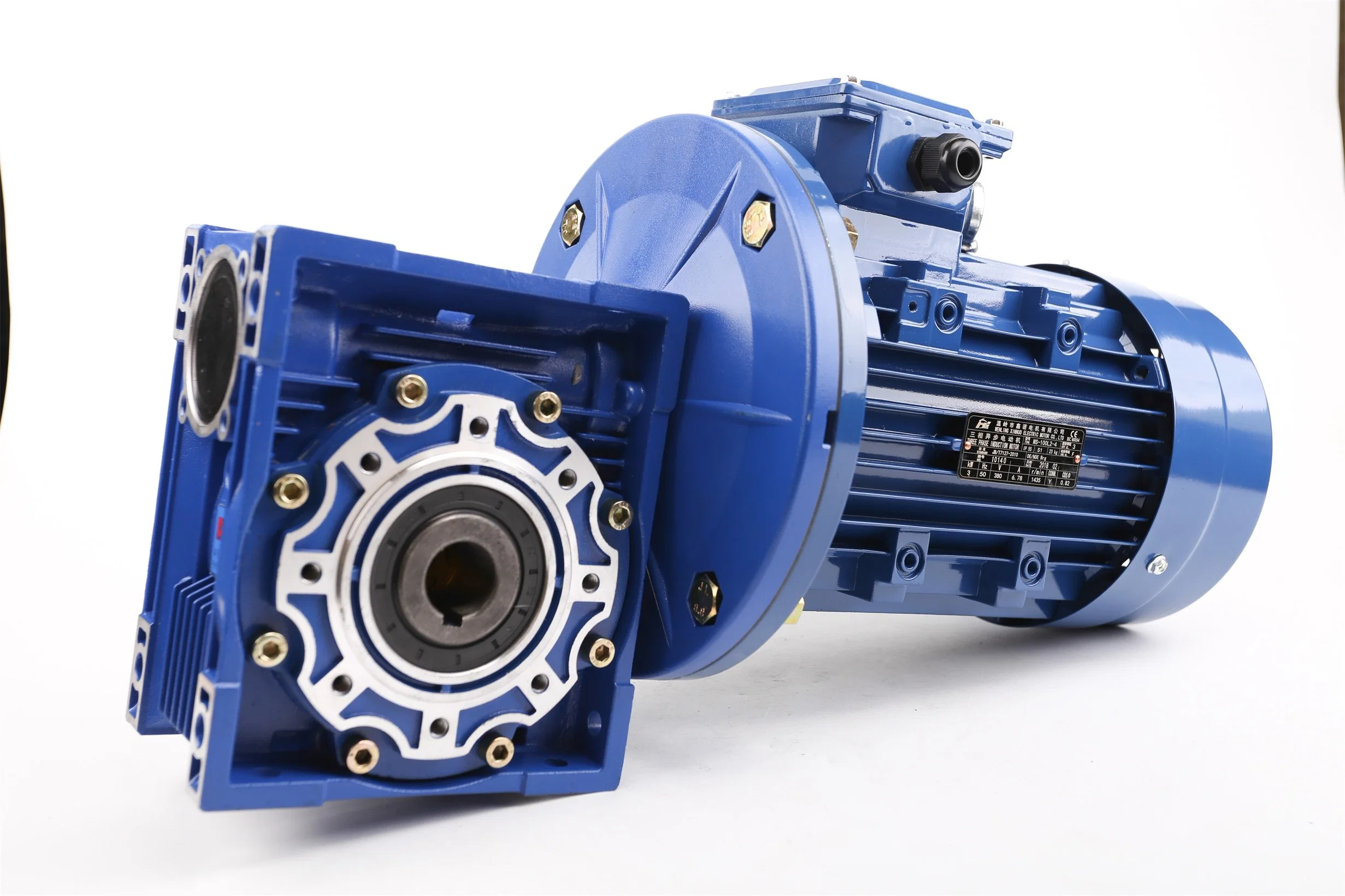 RV Type Worm Gearboxes with Motor