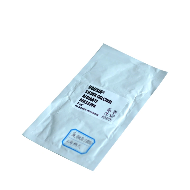 High-Quality Advanced Disposable Wound Dressing Surgical Medical Calcium Alginate Silver Ion Dressing5*5cm 10*10cm