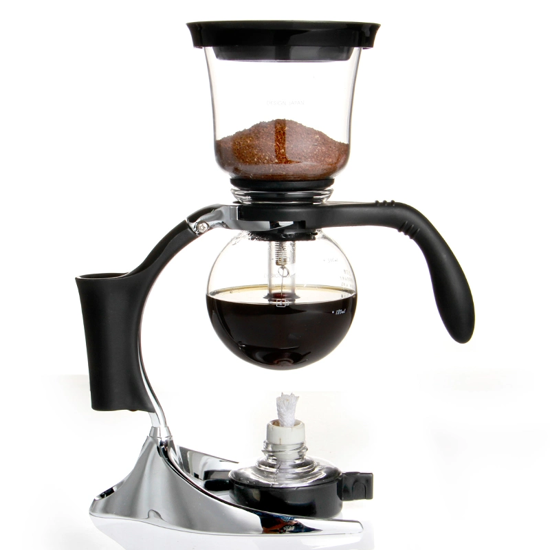 Syphon Coffee Maker Japanese Style Glass Siphon Pot Percolators 4-6 Cups Siphon Coffee Maker