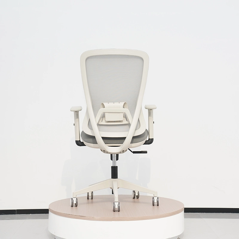 Chaises Mac 2023 en solde Nouveau confortable ordinateur ergonomique Personnel de bureau pivotant Chaise en maille dossier moyen Mobilier de bureau