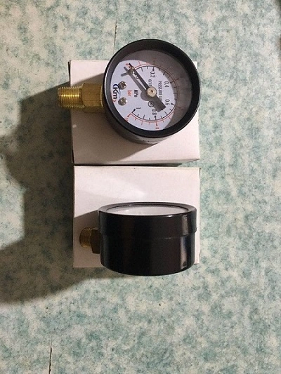 40-60mm Metal Shell Pressure Gauge for Air Compressor Pressure Measurement