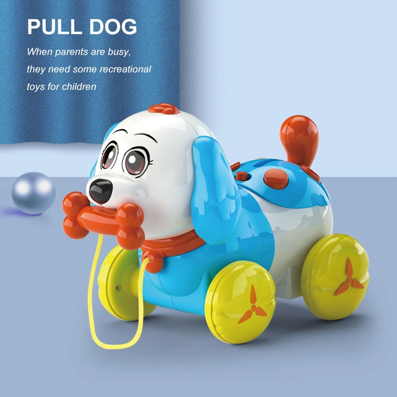 Venta caliente Infantil Baby Biggy Bank Saving Touch Sensing Dog Jugar jugar jugar jugar jugar jugar línea de tiro Juguetes con la música niños línea de tiro Juguetes de plástico multifunción para niños animales