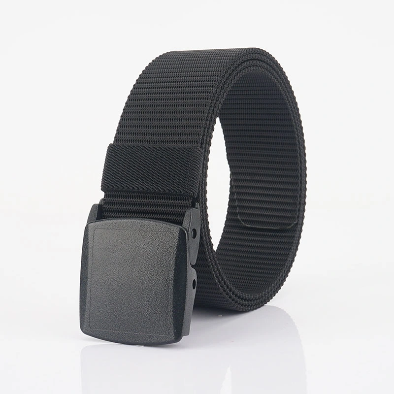 Cinturones de moda de la correa de tácticas militares de los hombres negros de la cintura de lona de nylon hebilla de cinturón automático al aire libre