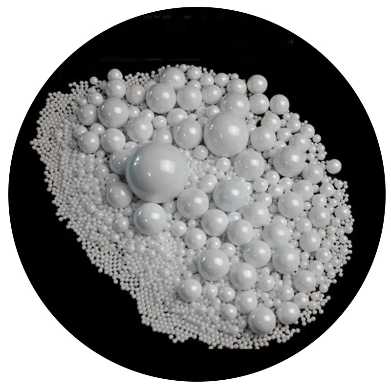 Bolas de cerámica de óxido de zirconio de suministro de fábrica de ZRO2 cordones cordones de circonio cúbico bolas de molienda de Zirconia cordones