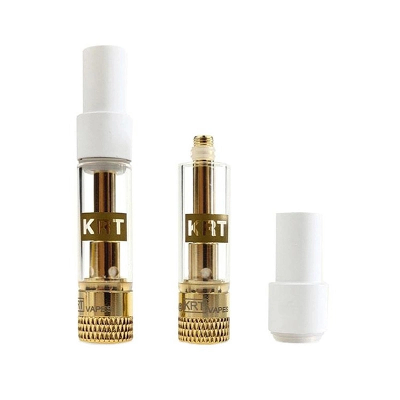 Vape-Kartuschen aus Glas, 0,5ml 1,0ml Quarzspule, 510 Gewinde Patrone Pure Taste E Zigarette dick Öl Zerstäuber