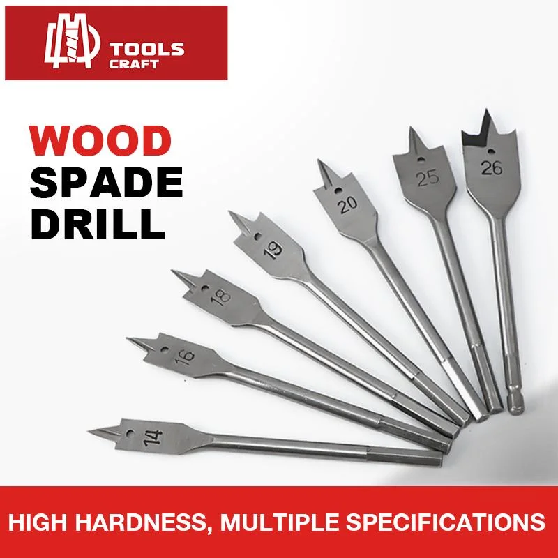 Three Sharp Woodworking Flat Drilled Hex Shank