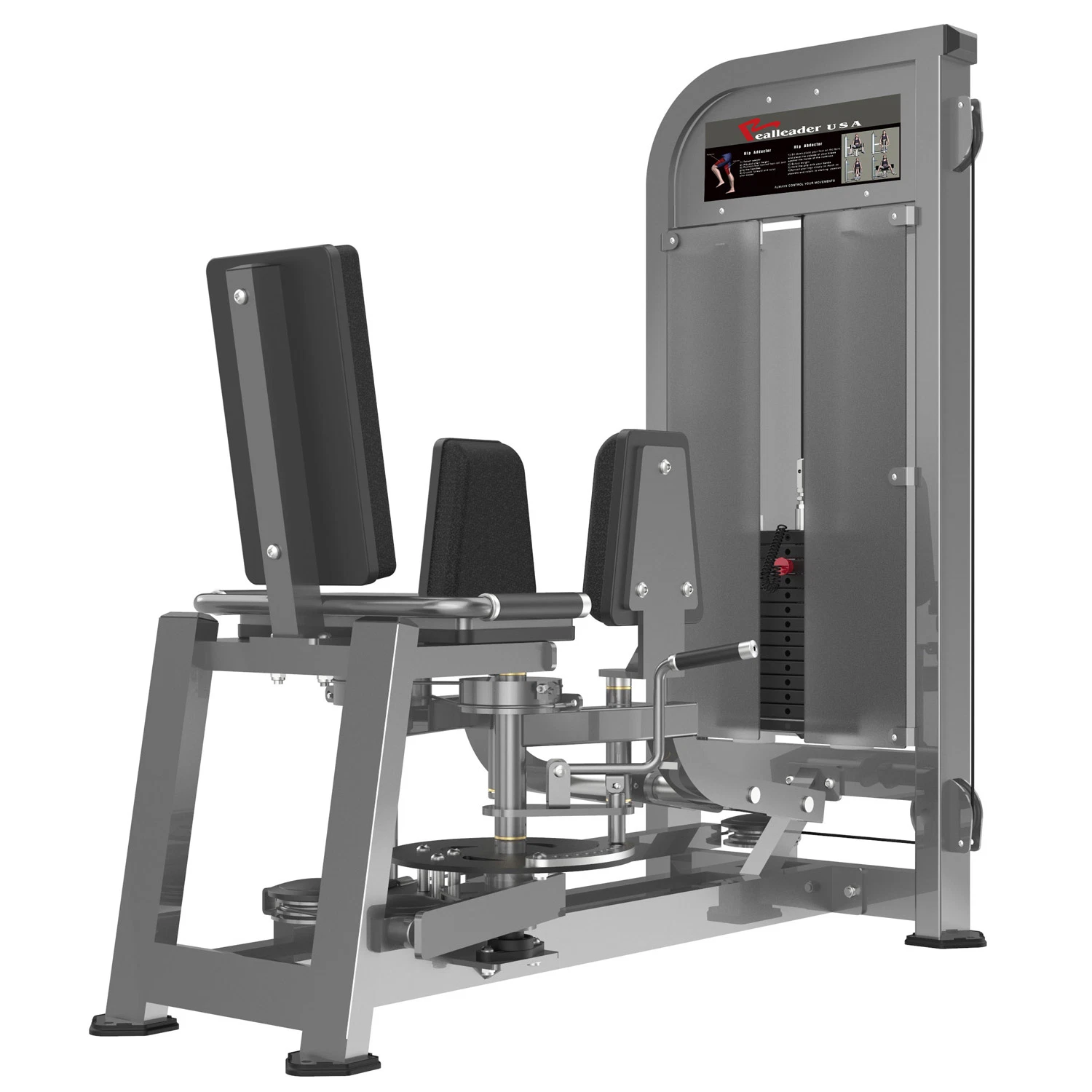 Realleader Club Gym Fitness Equipments/Factory Direct Hip Abductor Adductor /Fitness Machine Wholesale