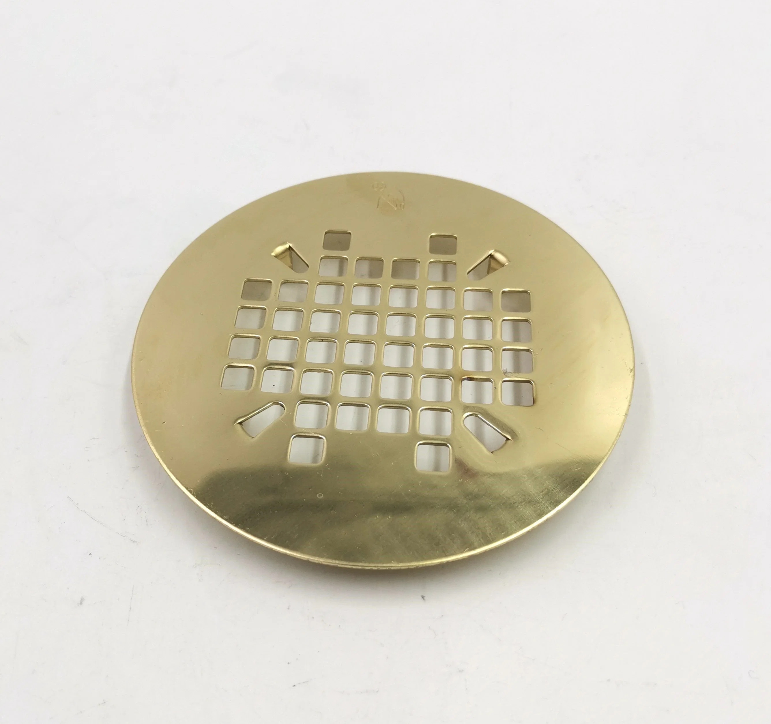 Stainless Steel Brushed Gold 4" Square Shower Drain