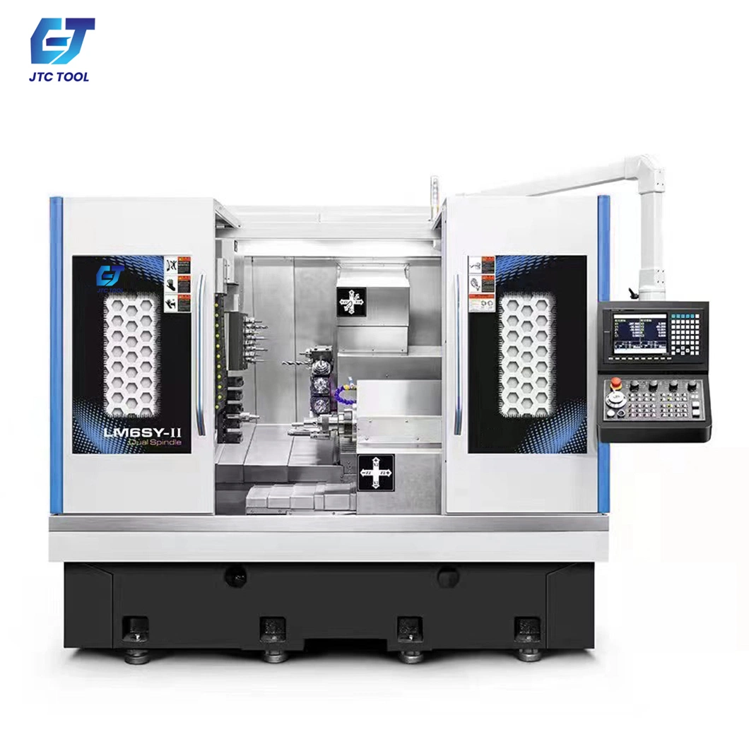 Fábrica do Centro de processamento de Ferramentas JTC China Fabricação Mini Metal fresamento Máquina repetibilidade 0,004mm X/Y/Z Lm6sy-II Máquina de fresa de rotação CNC