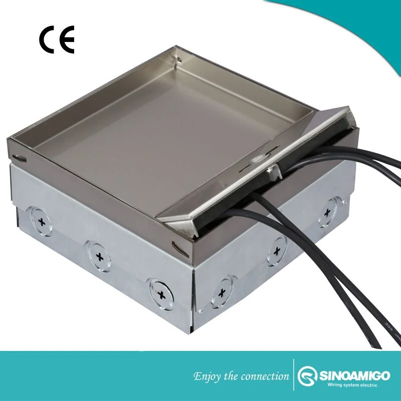 Stainless Steel Floor Box with Larger Outlet