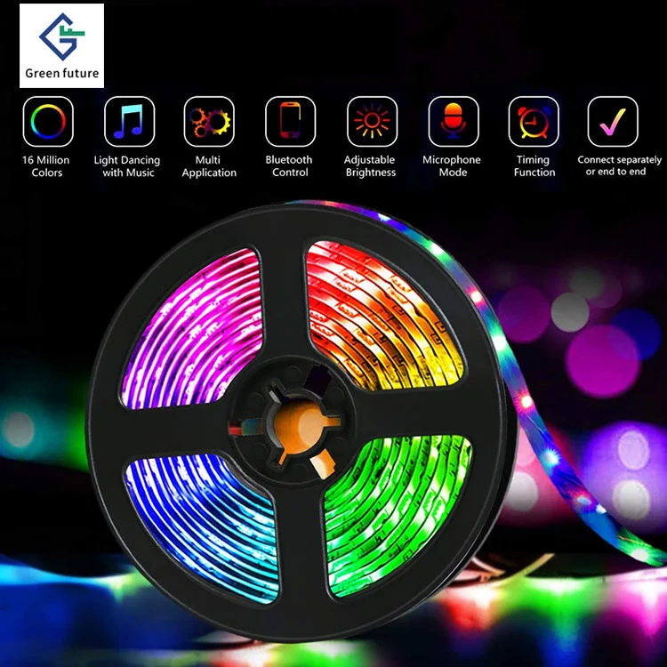 24keys Controller USB TV Backlight DC 5V Flexible Ribbon Tape Holiday Decorative RGB Tiras LED Strip Light