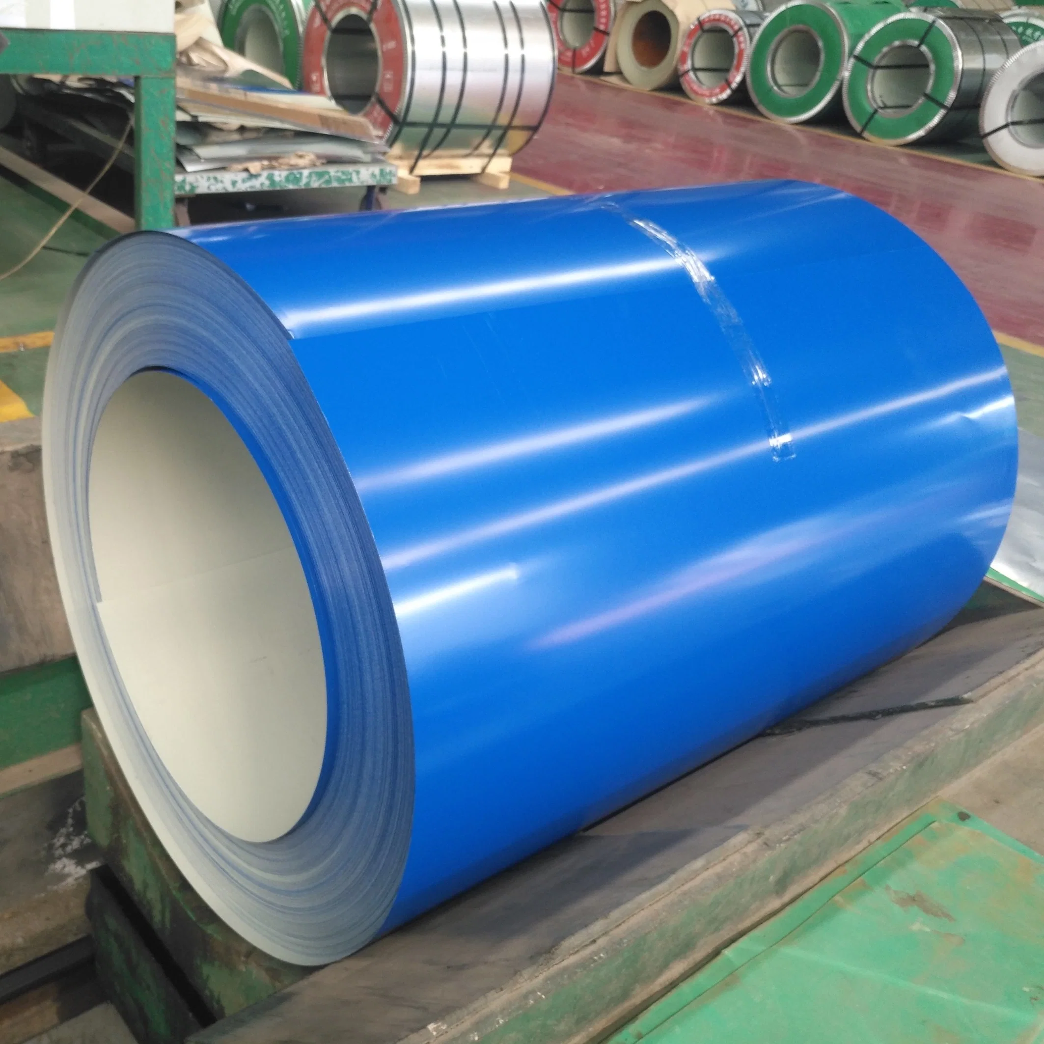 PPGI Color Coated Steel Coil, Prepainted Galvanize D Steel Coil Roofing Sheets Building Materials