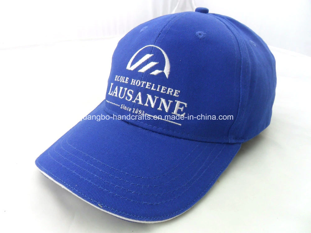 La moda de algodón azul Brushde sombreros con material reciclado