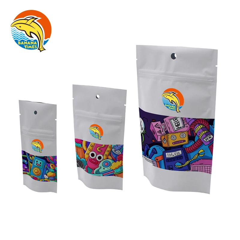 Custom Logo Packaging Mylar Bag 3.5, 3.5g Resealable Cookie Mylar Bag Printed, Custom Printed Mylar Bags