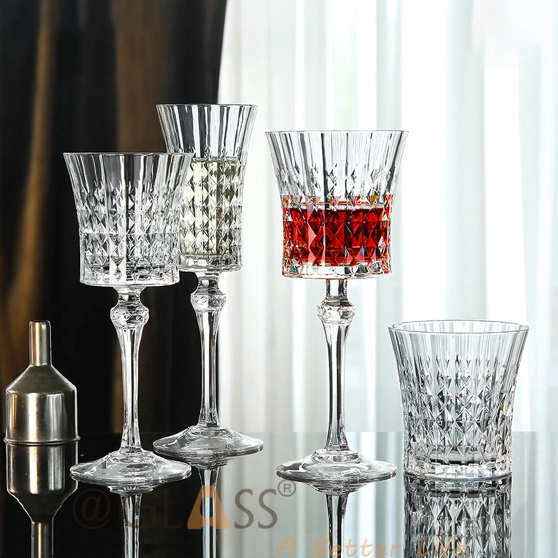 Manufacturer Wholesale/Supplier Goblet Cocktail Red Wine Glass Support Customization Wine Glass