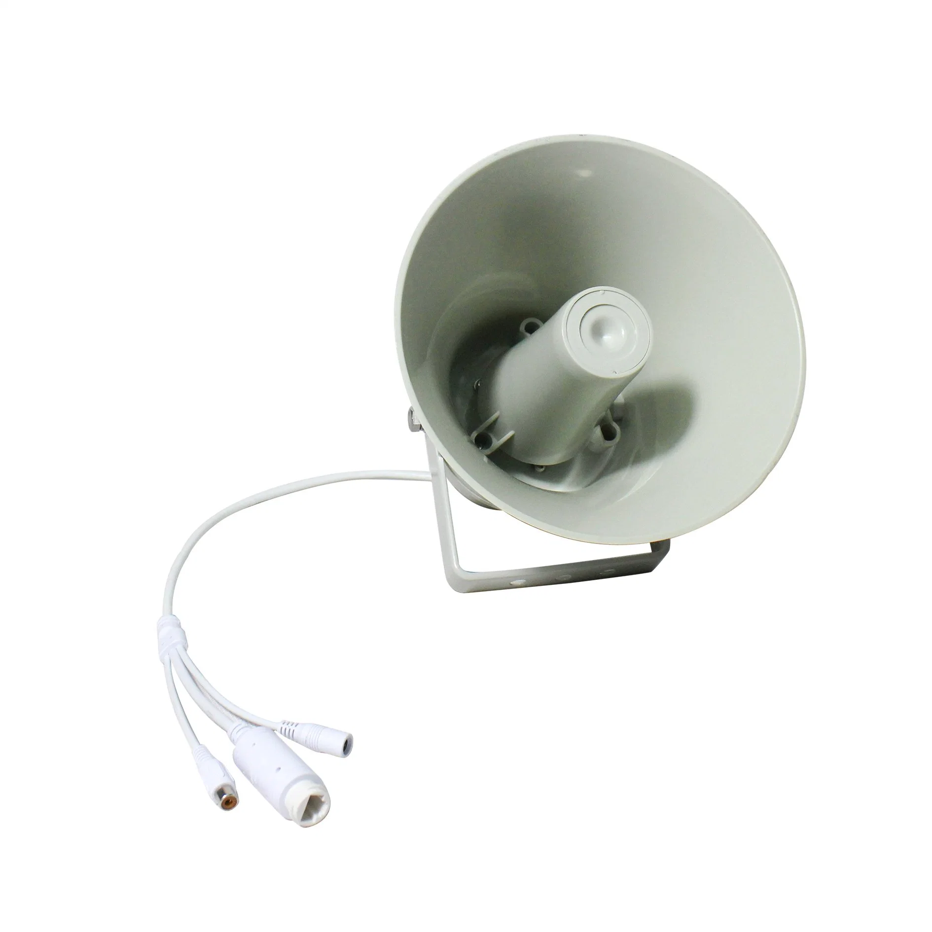 SIP Network Horn Speaker 15W (TCP/IP) , Supports Poe Power Supply with Dry Contact to Connect with IP Camera