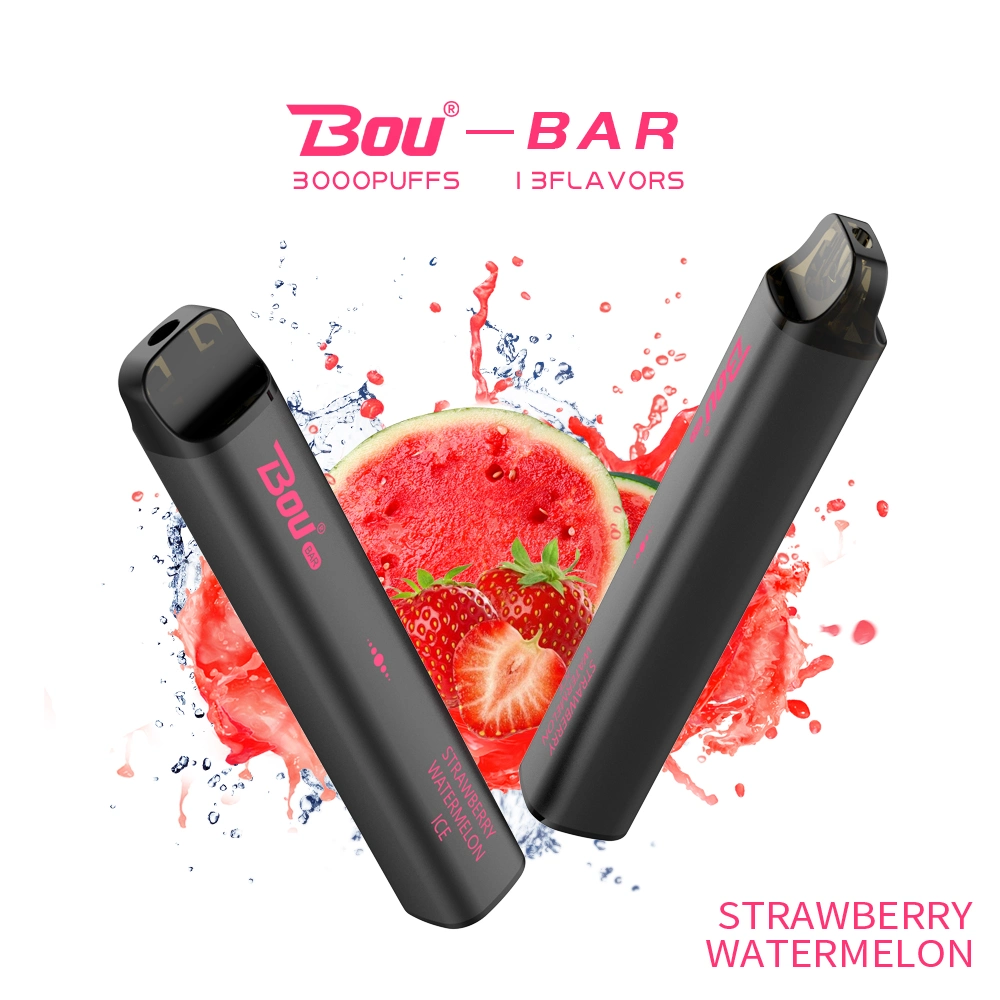 Wholesale/Supplier Disposable/Chargeable Vape Pen 3000 Puffs 5% Nicotine Bou Bar E Cig Vape13 Flavors in Stock