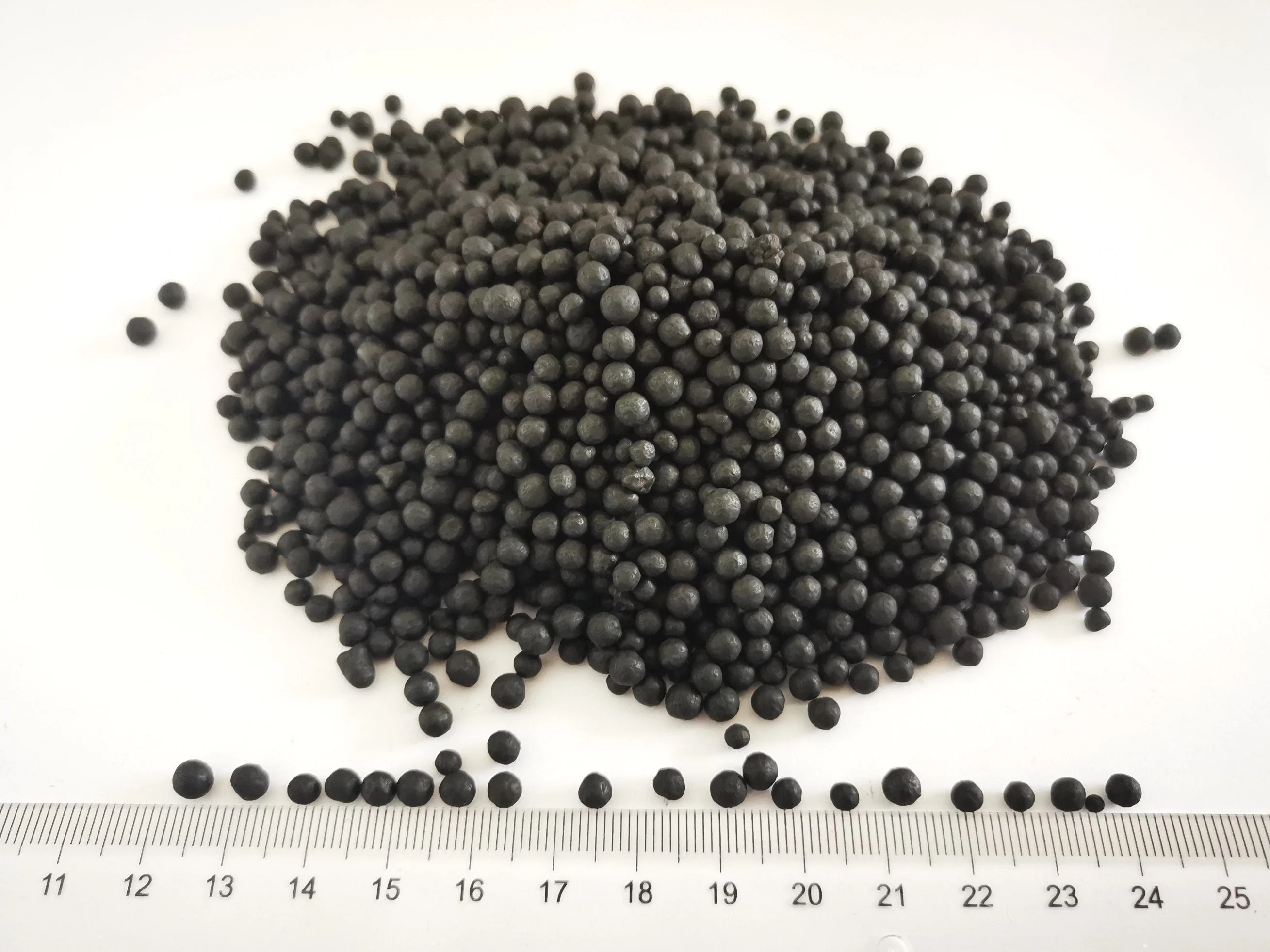 El ácido húmico granular de abonos orgánicos abonos orgánicos fertilizante orgánico de partículas negras fabricante de China