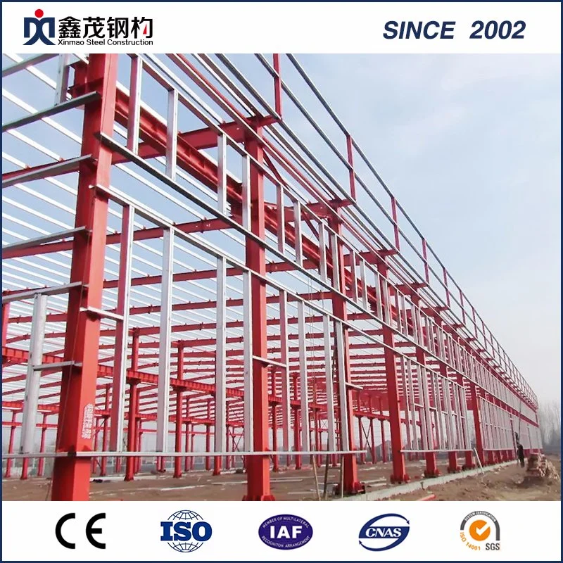 Movable Prefabricated Steel Frame for Industrial Warehouse (Steel Structure Building)