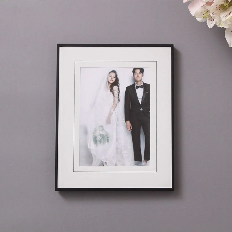 Simple and Modern Decoration Ornament Resistant Environmental PS Black Picture Frame