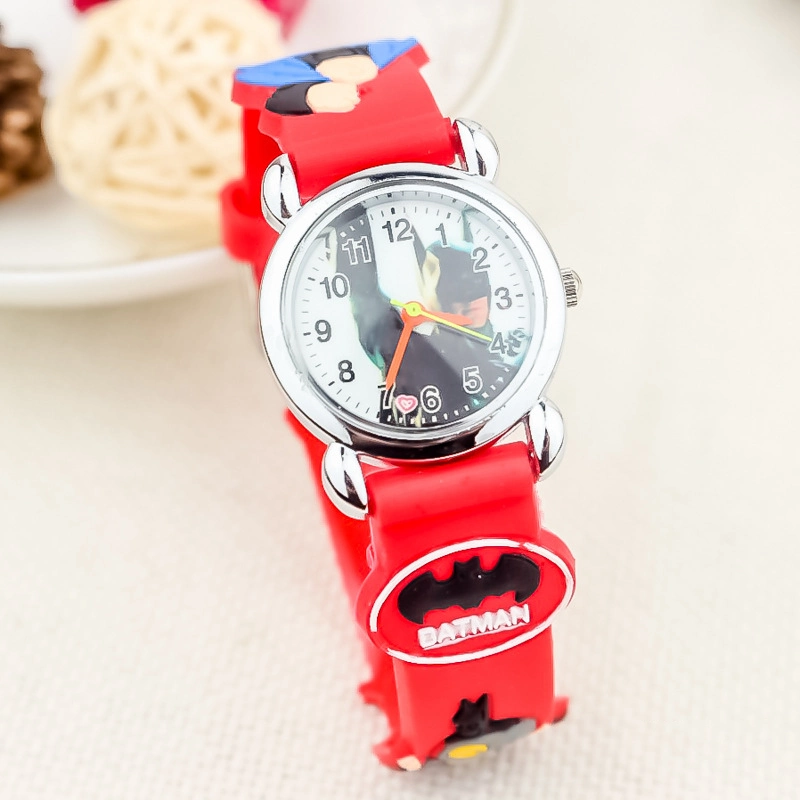 Bonne qualité Vente à chaud mignon 3D Cartoon Kids Watch