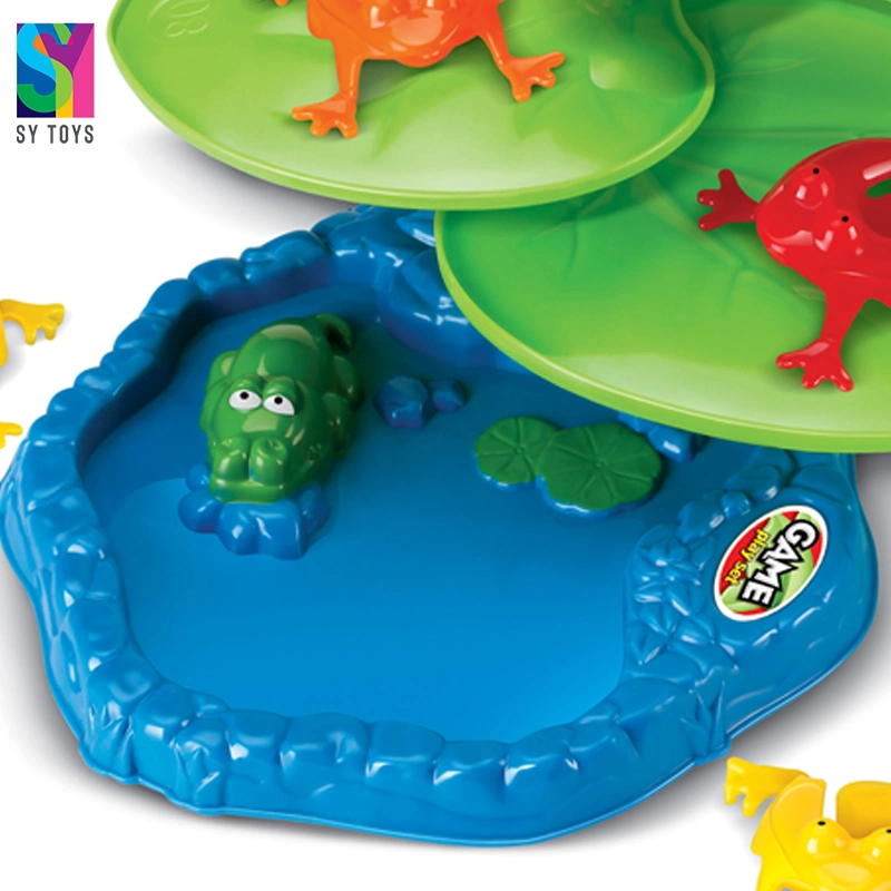 Les jouets éducatifs Sy Animal Les enfants de trois joueur de jouer le saut de grenouille Jeu de table