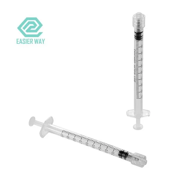 CE Approved Different Sizes Medical Sterile Luer Slip Disposable Injection Plastic Syringe