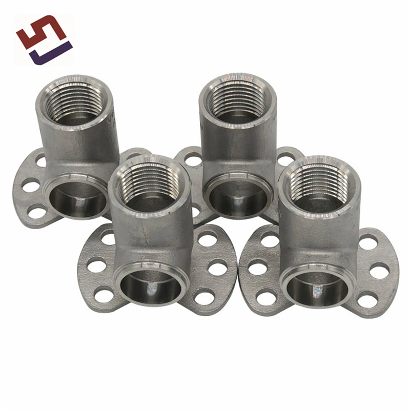 High quality/High cost performance Stainless Steel Pipe Fittings Lost Wax Casting Flange Elbow Investment Casting Parts