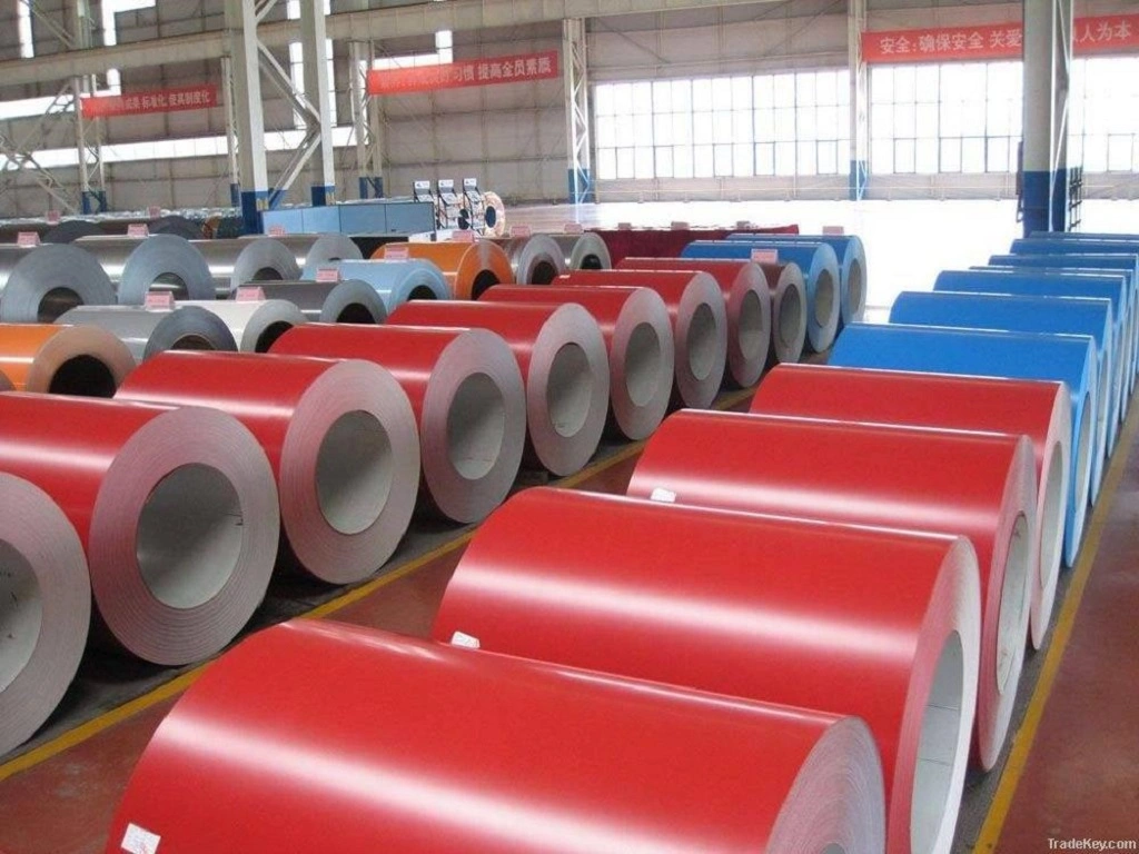 Dx51d Dx52D Zinc Coated Color Steel Coil PPGI Steel Coil Metal