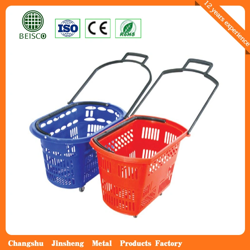 Color Can Be Customized Cargo Shopping Laundry Basket (JS-SBN04)