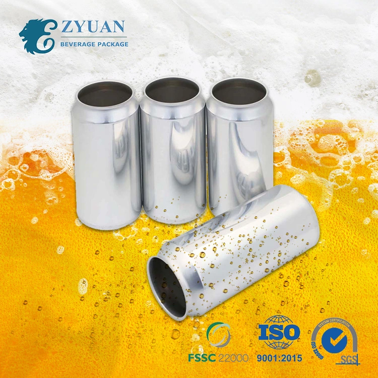 500ml Standard Low Minimum Order Quantity Custom Printed Blank Easy Open Aluminum Storage Drink Can