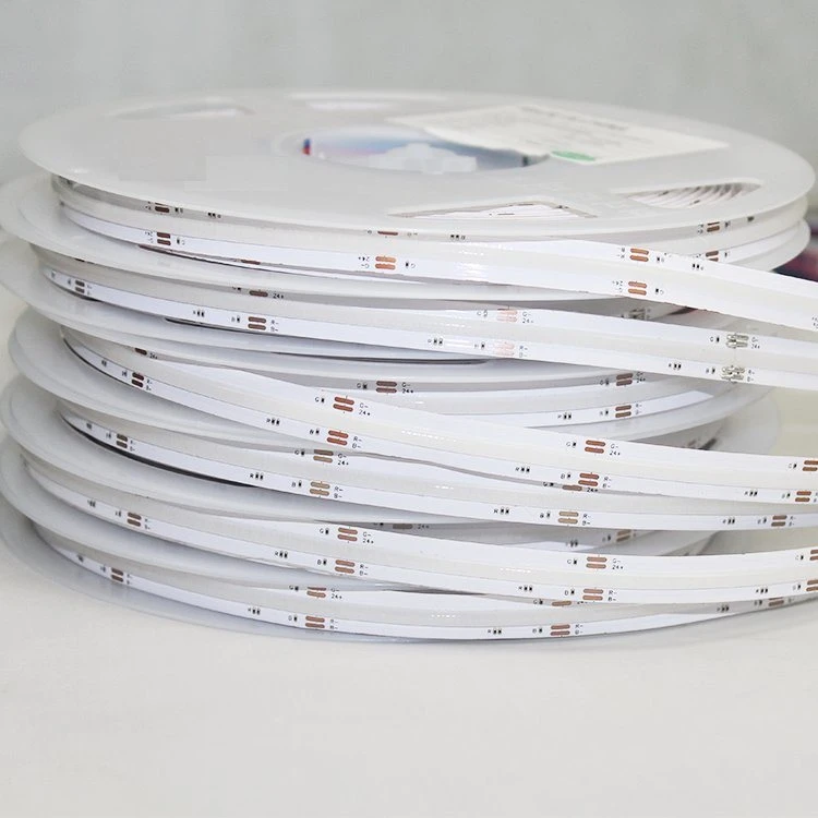 840LEDs/M RGB LED Tape Flexible 180 Degree Angle Flexible COB RGB LED Strip Light-DC12V 24V15W