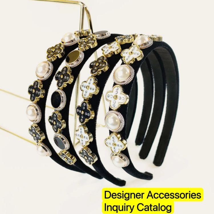 Fashion Jewelry Luxury Hairpin Trend Solid Braided Folds Pattern Hair Hoop Accessories 5 Color Can Choose Designer Headbands for Women and Girls