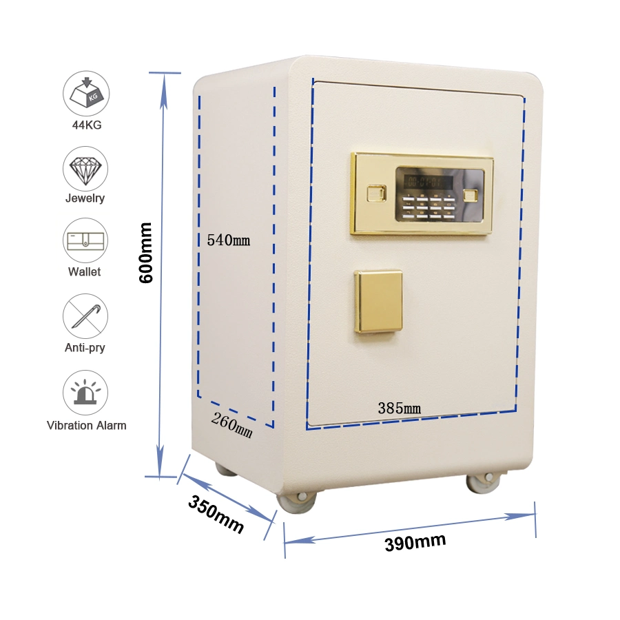 Office Home Solid Steel Heavy Duty Electronic Digital Safe Box,