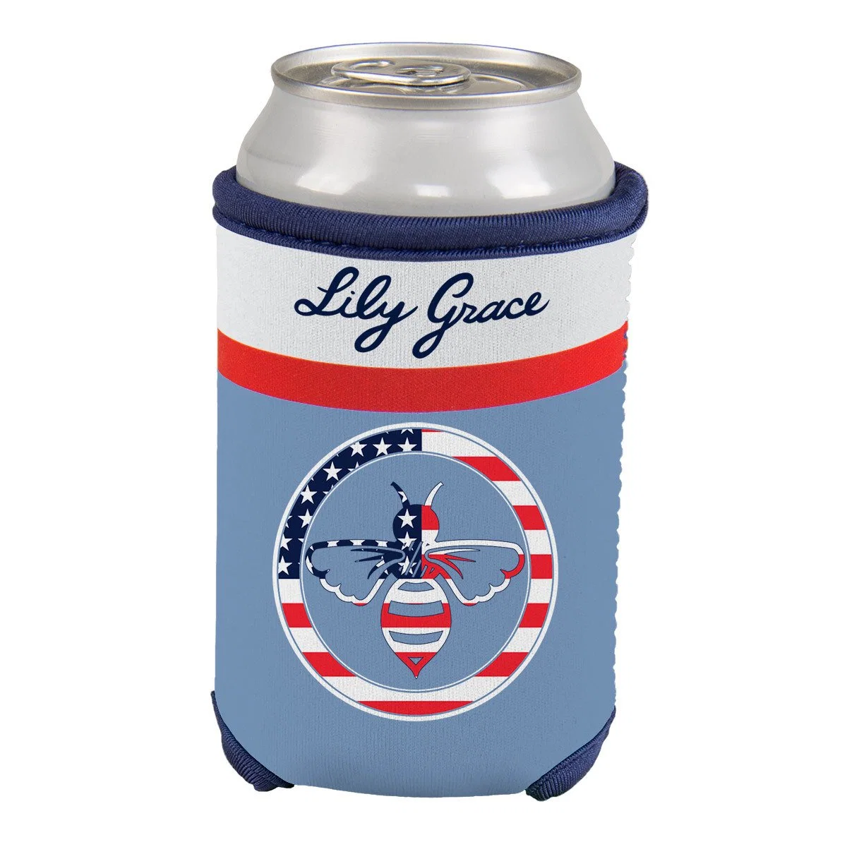 Custom Logo Insulated Slim Neoprene Beer Can Cooler Can Coozie for Promotion